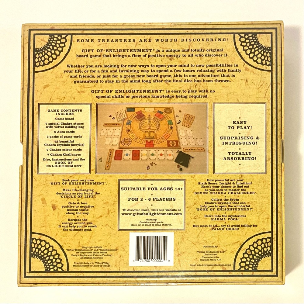 NWOT Chakra Board Game:Gift Of Enlightenment by Veritas. Deep Social Connections - Picture 7 of 7